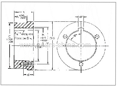 Large QD Bushings V Belt Pulley for 8V Belts