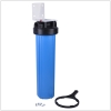 single 20inches pipeline big blue housing water filter with PP CTO or GAC cartridge filters