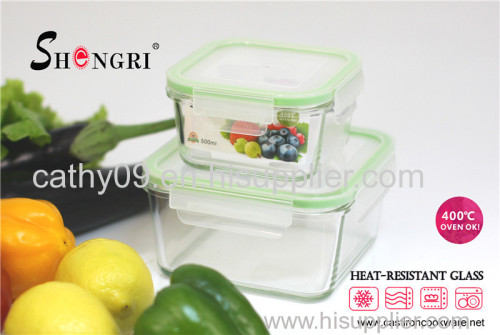 Pyrex Food Storage Container Set Green
