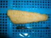 Breaded and prefried pollock fillets skinless boneless