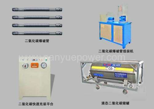 Mine gas blast equipment carbon dioxide induced bursting mountain mining equipment factory outlet