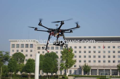 UAV Six Rotor Drone for 70mm2 Power Cable Stringing and 35mm Aerial Power Cable Inspection in PowerTransmission Lines