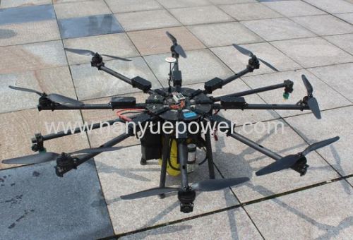 UAV Six Rotor Drone for 70mm2 Power Cable Stringing and 35mm Aerial Power Cable Inspection in PowerTransmission Lines