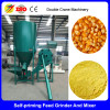 Farm used vertical type feed mixer and grinder for chicken feed