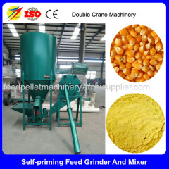 Farm used vertical type feed mixer and grinder for chicken feed