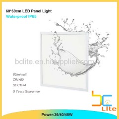 CE ROHS 600*600 URG<19 40W IP65 waterproof led panel light