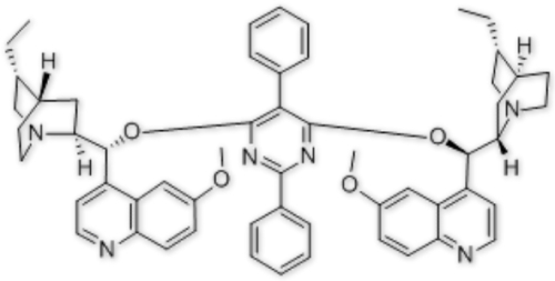 Hydroquinine 2 5-diphenyl-4 6-pyrimidinediyl diether