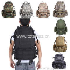 800D Nylon Multifunction Men Military Camouflage Enthusiasts Backpacks Bag Waterproof 50L Large-capacity Travel Bag
