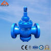 Pilot piston type steam pressure reducing valve