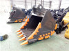 large machine excavator mining bucket for rock