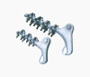 Strain clamp with bolt type