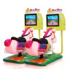 Hot Sale 3D Video Games Machine Childrens Happy Kiddie Rides 3D Horse Game Console Swing Game Machine For Amusement Park