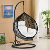 beautiful relaxing terrace handmade rattan wicker indoor swing chairs