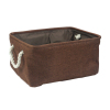 Store More Polyester Storage Box With Strong Cotton Rope Handles