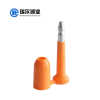 Tamper evident high security disposable container bolt seal with cutters