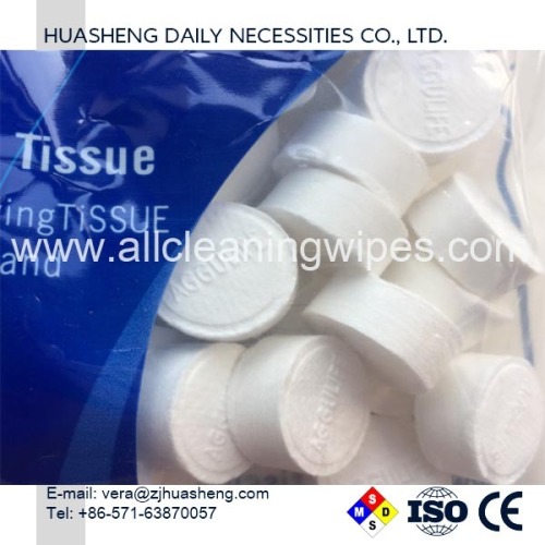 Tablet Tissues Compressed Coin Towels