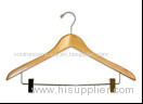 Deluxe Suit Hangers with Metal Bar and Padded Clips
