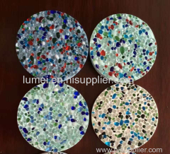 color glass beads mixed