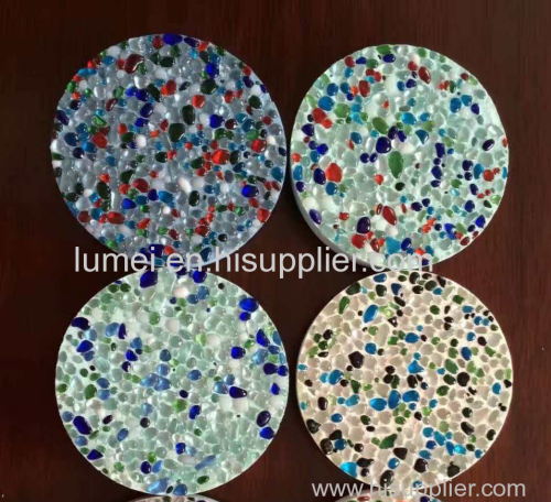 color glass beads mixed