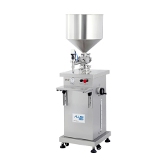 semi automatic cosmetic cream & liquid filling machine