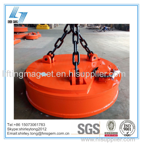 Circular Type DC Lifting Electromagnet for Lifting Ingots