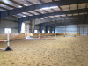 Prefabricated steel horse stables house hall shed metal frame indoor riding arena shelter barns