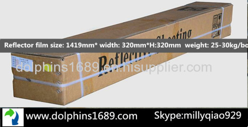 Advertising grade reflective film