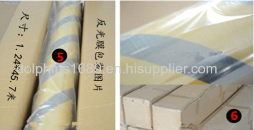 Advertising grade reflective film