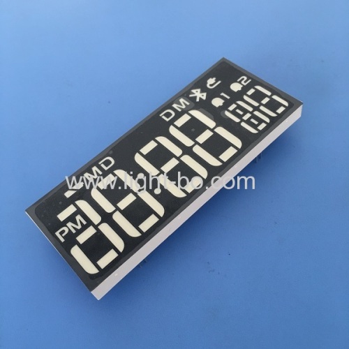 Customzed ultra bright white 7 segment led display common cathode for Sound