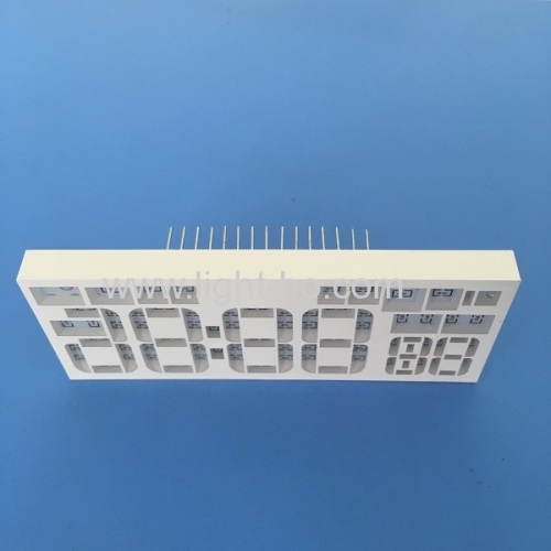 Customzed ultra bright white 7 segment led display common cathode for Sound