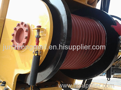 100m - 10000m Electric Spooling Device Winch Lebus Grooved Drum For Marine Oil Field