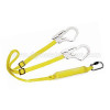 Imitation nylon lanyard with multi metal clips