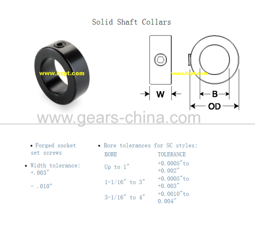 HZPT shaft collar/shaft coupling/spline shaft