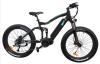 26*4.0 mid drive fat tire full suspension electric mountain bike