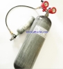 Fully wrapped carbon fiber gas cylinder for hunting equipment or fill PCP air gun