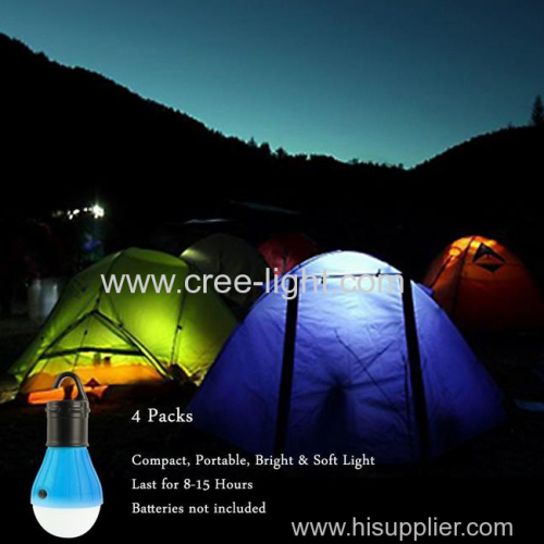 Portable LED Light Bulb Battery Powered Outdoor Camping Lights