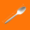 Disposable Tableware Biodegradable Eco-Friendly Cutlery Spoon Made from Cornstarch
