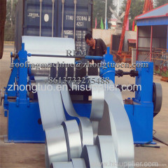 Steel slitting roll forming machine