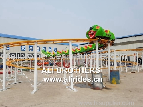 Kids Amusement Track Rides Cheap Roller Coaster Sliding Dragon Train Ride For Sale