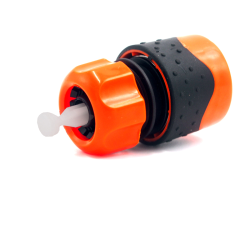 Plastic soft 1/2  water hose waterstop female quick connector