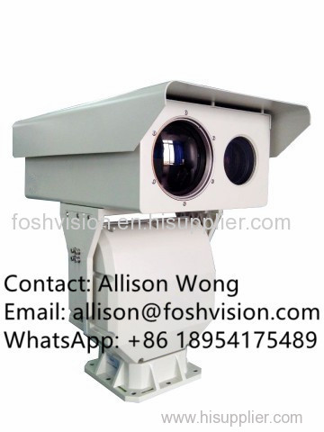 Long range dual sensor thermal imaging camera