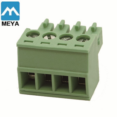 3.81mm 5.0mm 5.08mm screw plug in pluggable terminal block connector