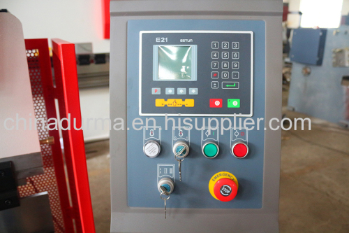 NC hydraulic press brake with CE