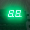 High brightness pure green 7 segment led display dual digit 0.56&quot; common anode for home appliance