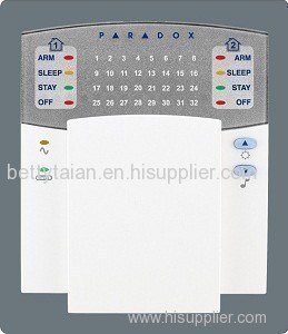 PARADOX Alarm Host 32-Zone Hardwired LED Keypad K32
