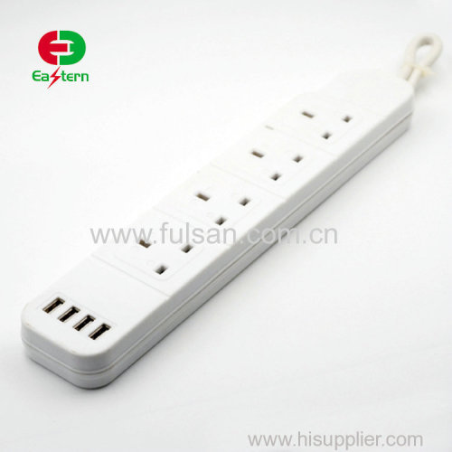 power boards with surge protection with 4 USB charger