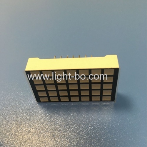 Ultra amber 5*7 square dot matrix LED display 3mm for elevator control panel