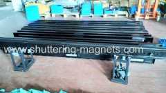W-shaped magnetic formwork precast concrete shuttering magnetic shuttering