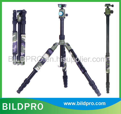 BILDPRO Professional Photography Stand Portable Video Camera Aluminum Tripod Monopod