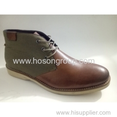 Men round toe ankle boots